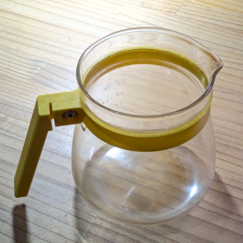 コーヒーポッドの取っ手をリペアしてみた話